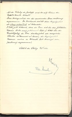 Protokolle der Ausschusssitzungen des Vereines des Deutschen Volkstheaters in Wien