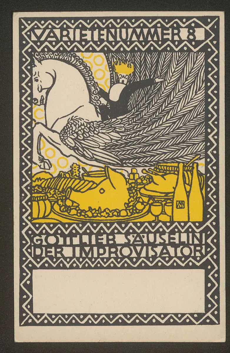 Varietenummer 8, Weiterer Titel: Gottlieb Säuselin Der Improvisator