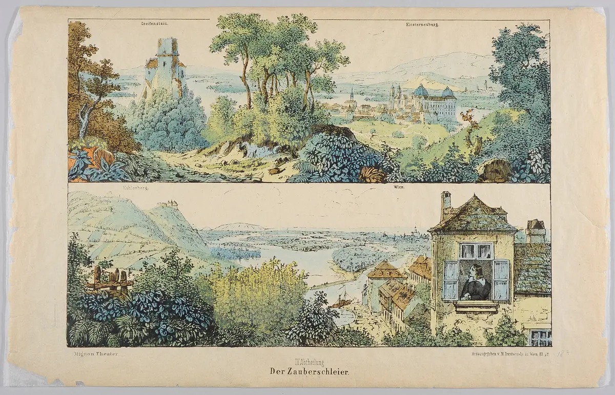 Der Zauberschleier, Titel der Serie: Trentsensky-Bogen, Titel der Serie: Mignon-Theater