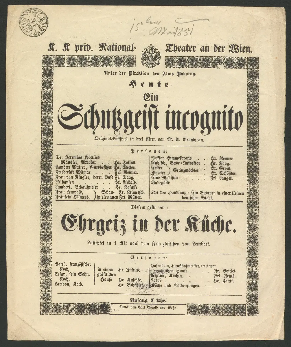 Ein Schutzgeist incognito, Ehrgeiz in der Küche