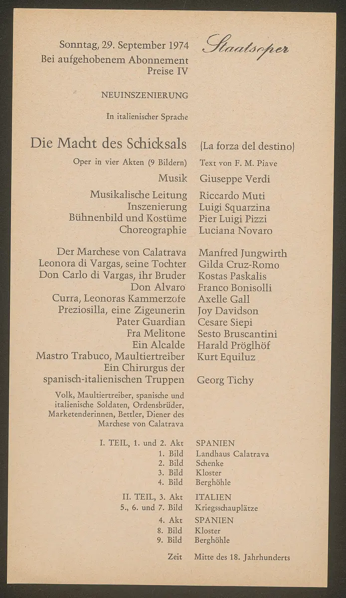 Die Macht des Schicksals