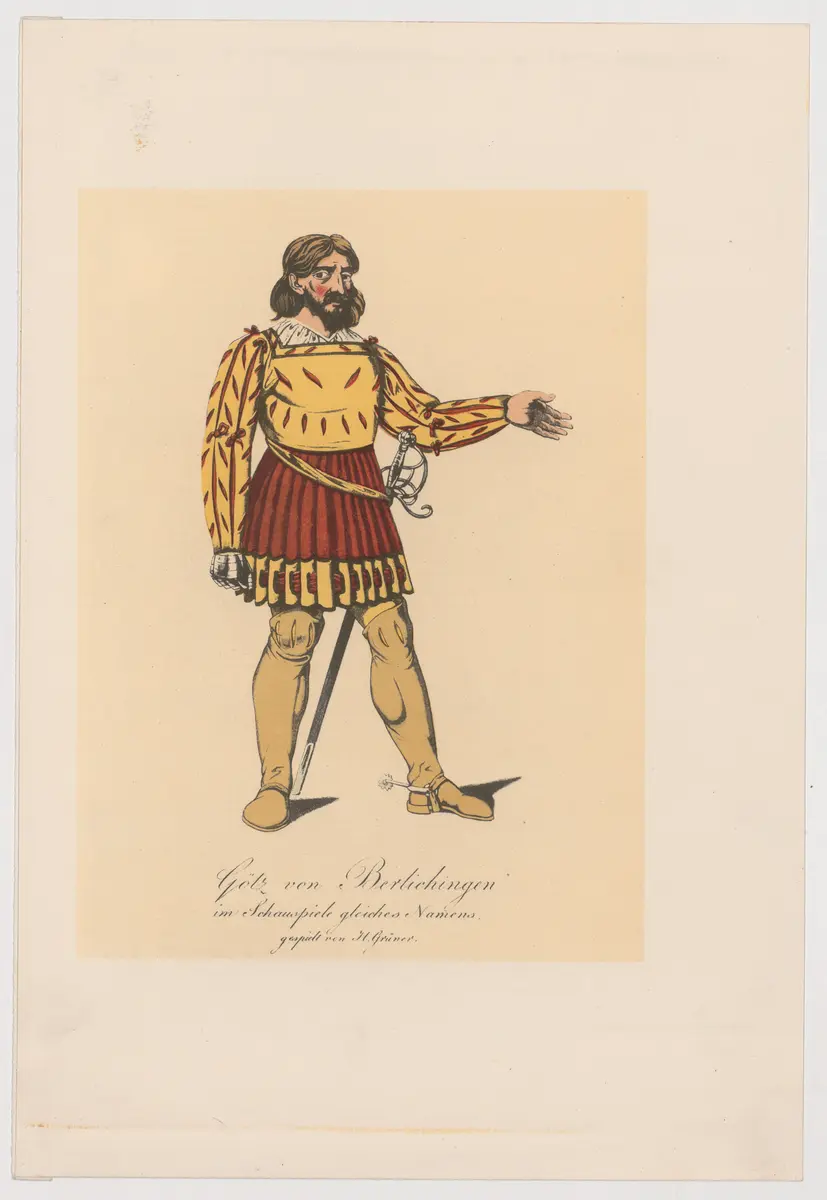 Karl Franz Grüner, Verweis auf Stücktitel: Götz von Berlichingen
