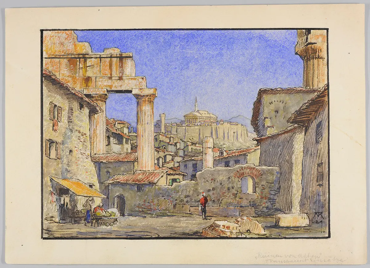 Die Ruinen von Athen