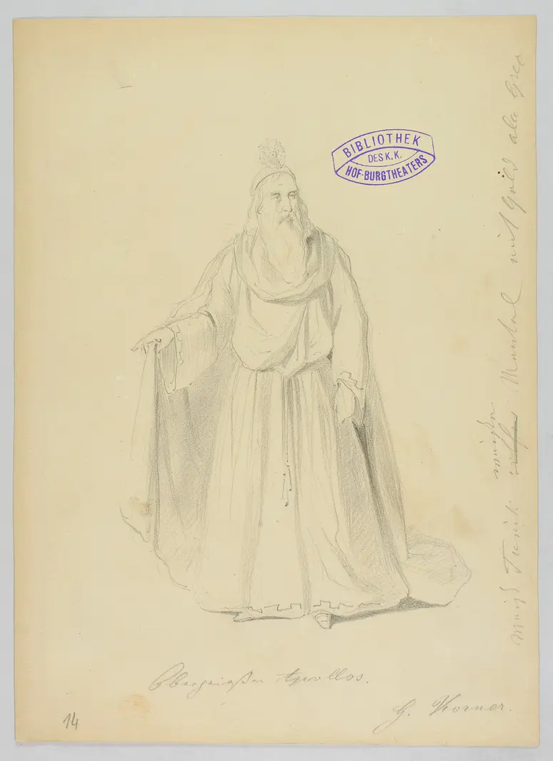 Ein Wintermärchen, Originaltitel: The Winter's Tale, Titel der Serie: Figurinen des k.k. Hof-Burgtheaters