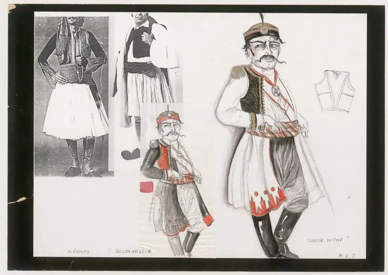 Die lustige Witwe, The Merry Widow