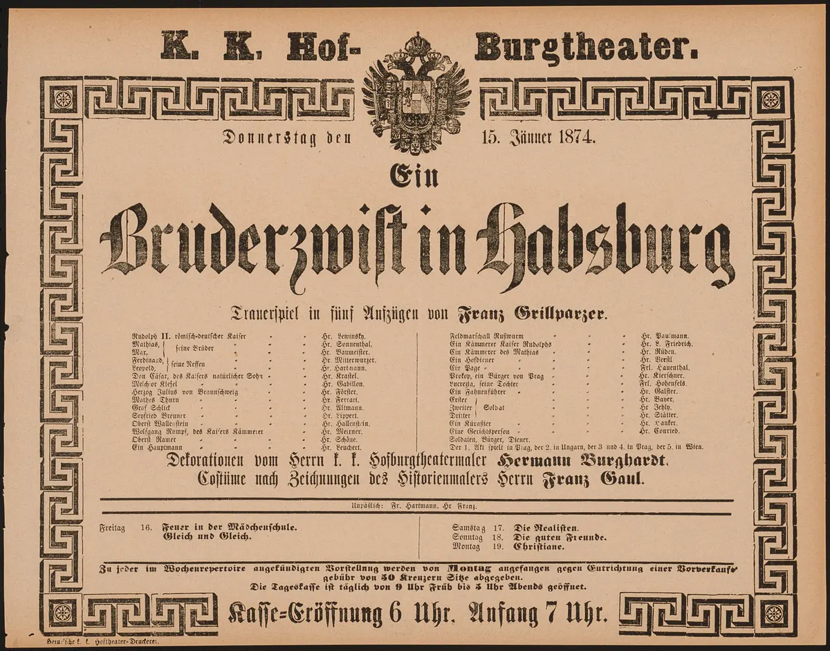 Ein Bruderzwist in Habsburg