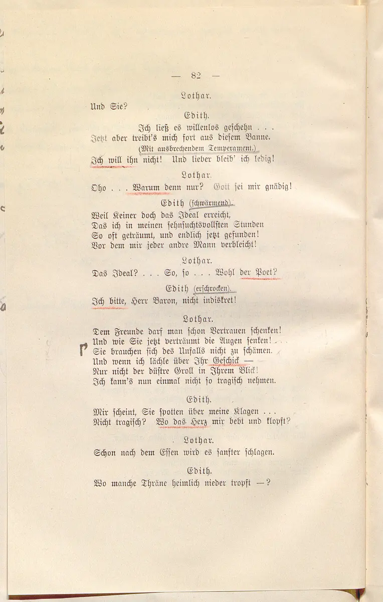Die Fee Caprice. Lustspiel in 3 Akten