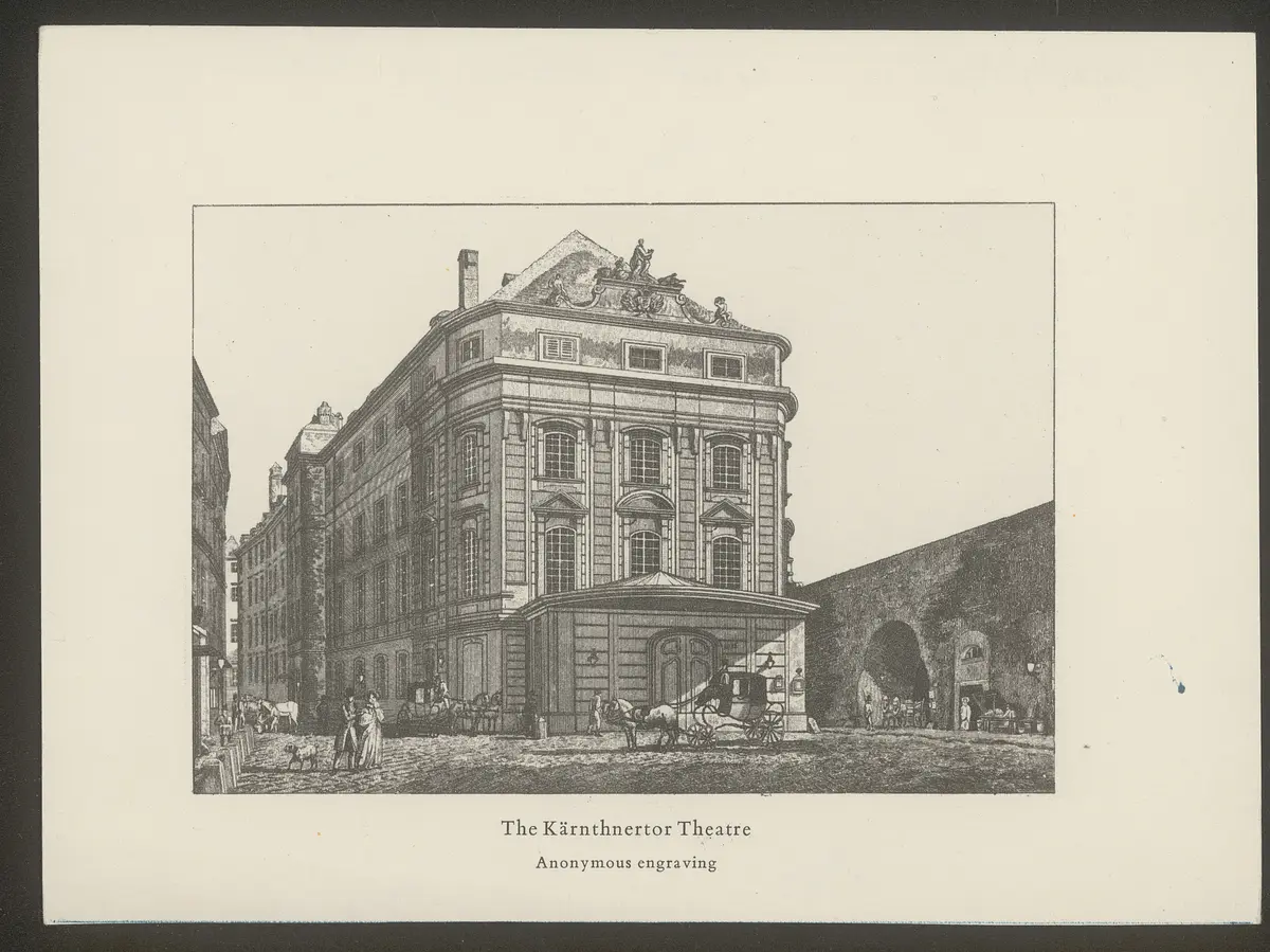 Wien, Kärntnertortheater, Titel in Vorlageform: The Kärnthnertor Theatre