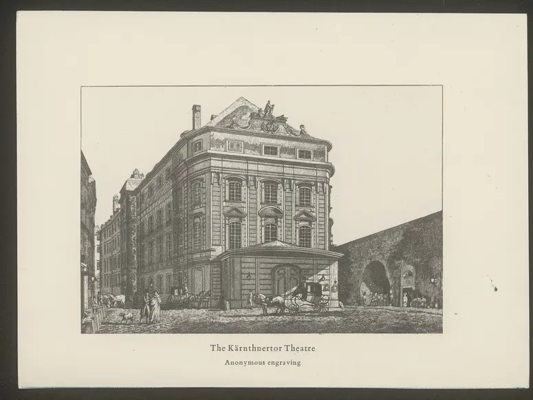 Wien, Kärntnertortheater, Titel in Vorlageform: The Kärnthnertor Theatre