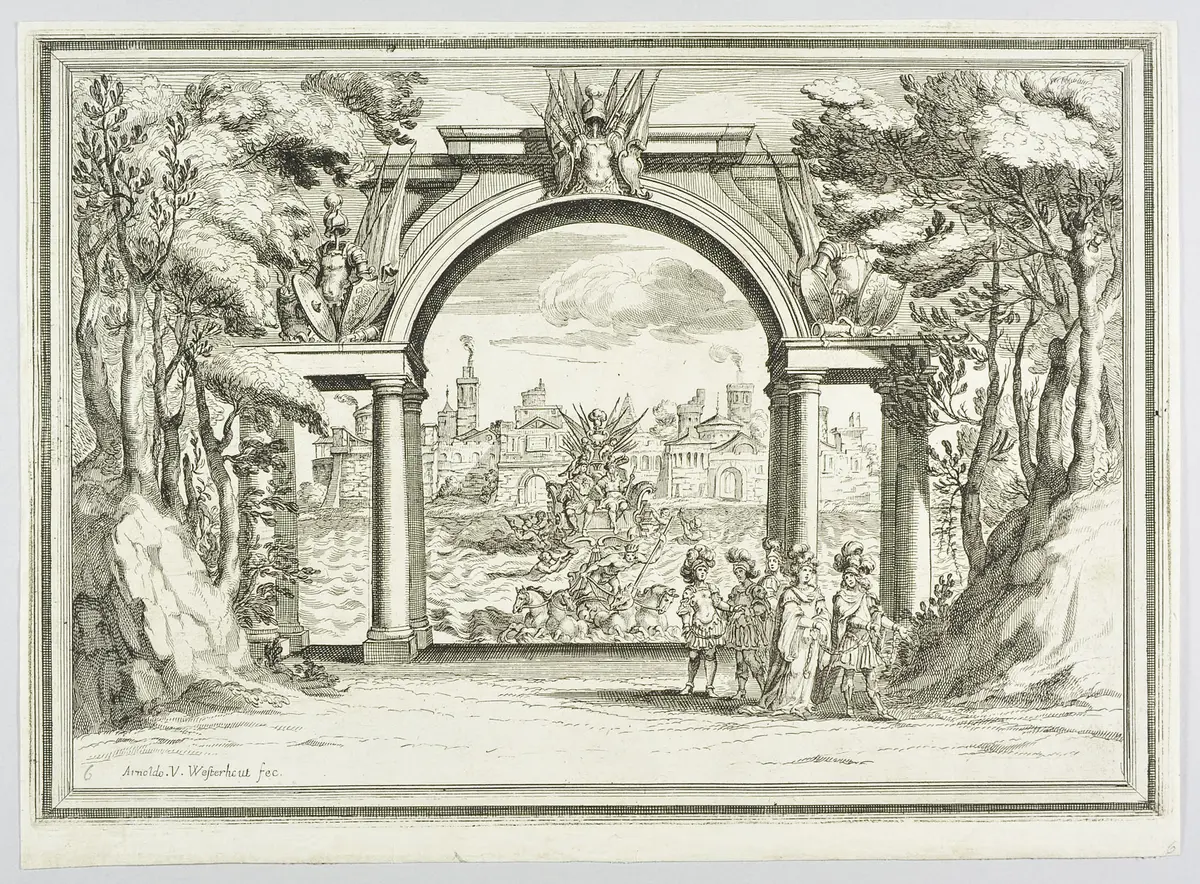 Il Greco in Troia, Titel in Vorlageform: Il Greco in Troia festa teatrale rappresentata in Firenze per le nozze de' serenissimi sposi Ferdinando terzo principe di Toscana, e Violante Beatrice principessa di Baviera