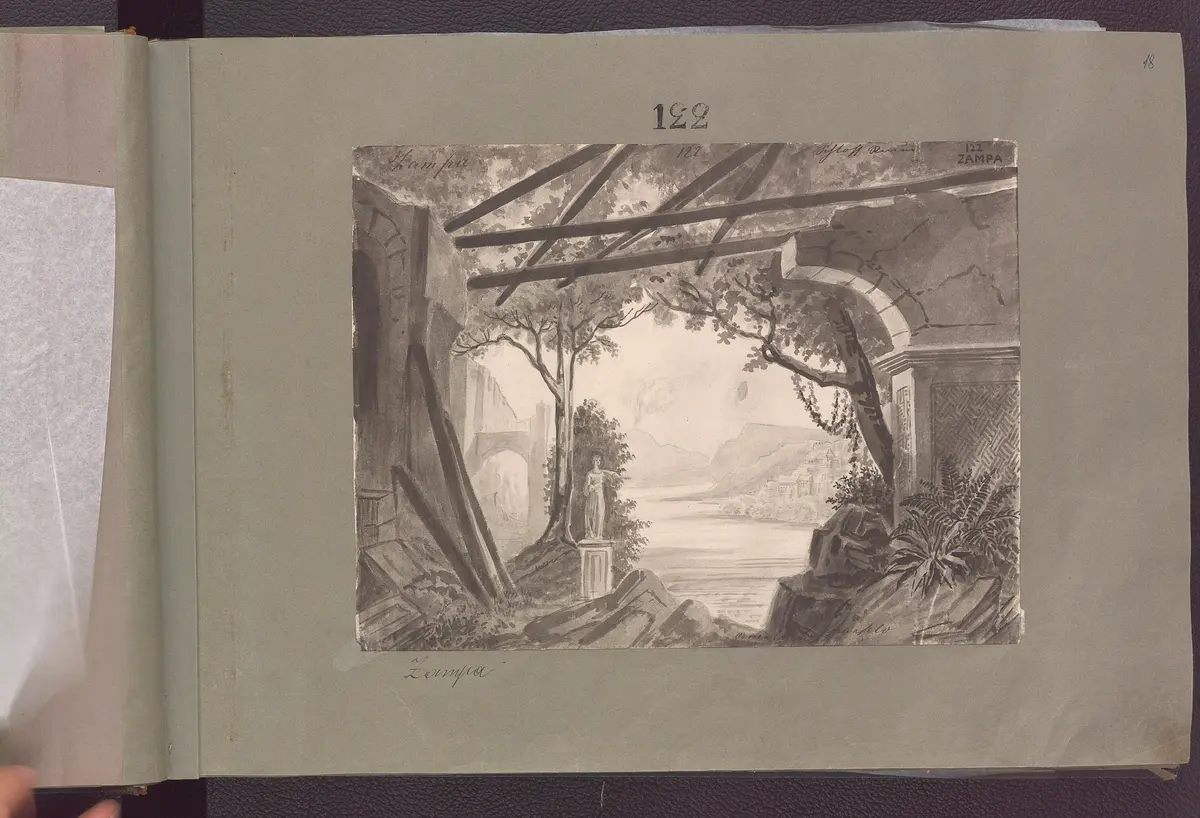 Zampa, oder Die Marmorbraut, Originaltitel: Zampa, ou La fiancée de marbre