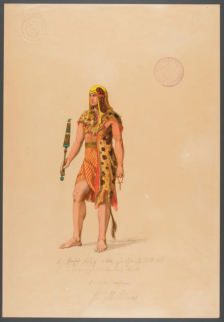 Die Zauberflöte, Titel der Serie: Figurinen des k.k. Hofoperntheaters