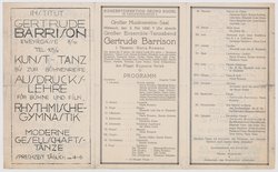Großer Ensemble-Tanzabend Gertrude Barrison