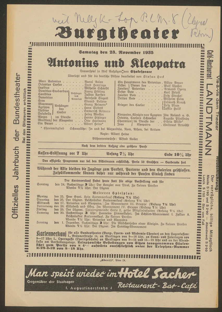 Antonius und Kleopatra