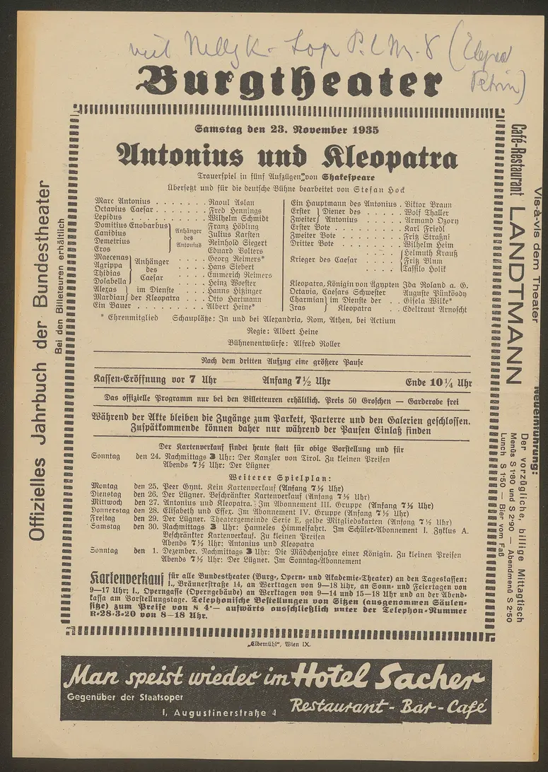 Antonius und Kleopatra