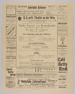 Die Geisha und der Ritter, La Loie Fuller, Kesa