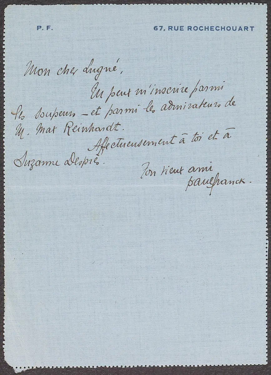 Kartenbrief
