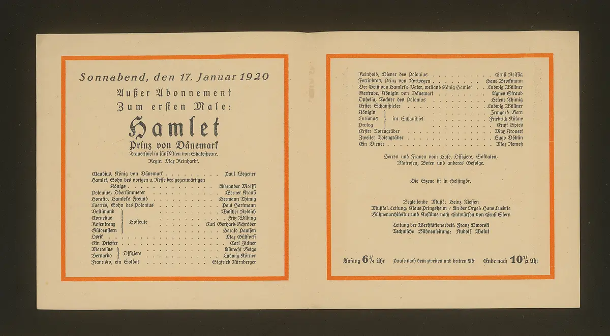 Hamlet, Prinz von Dänemark