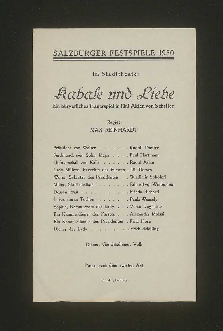 Kabale und Liebe