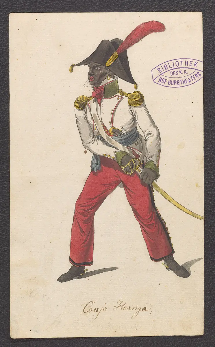 Toni, Titel der Serie: Figurinen des k.k. Hof-Burgtheaters