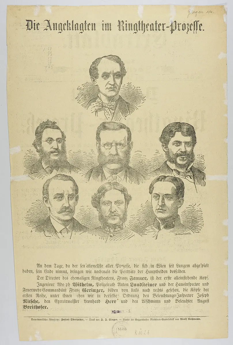 Das Urtheil im Ringtheater-Prozeß, Name der Zeitschrift: Illustriertes Wiener Extrablatt