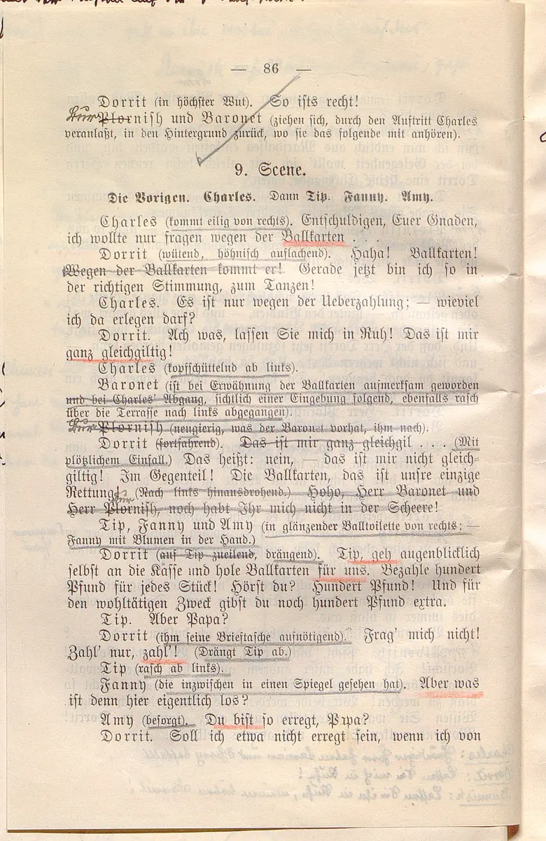 Klein Dorrit. Lustspiel in drei Akten