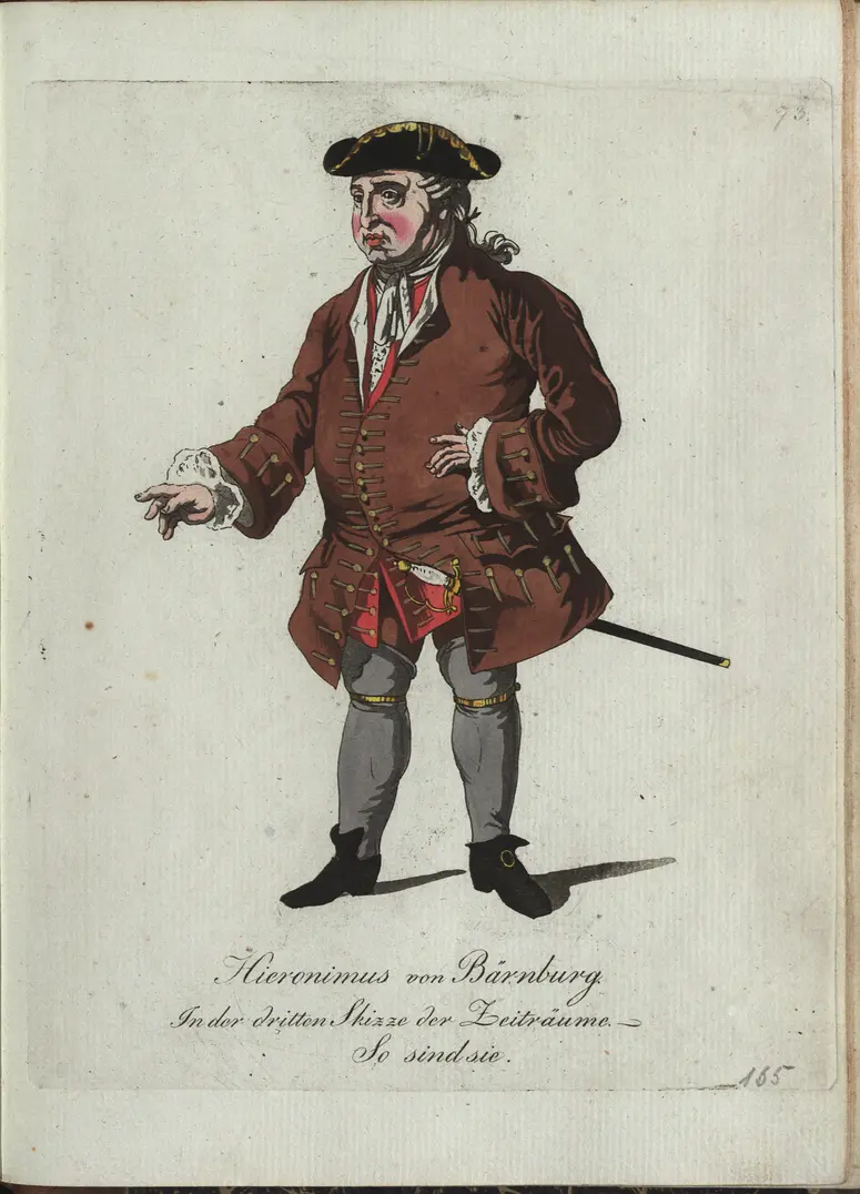 Die Zeiträume, Originaltitel: Die Zeitalter, Untertitel: So sind sie im Jahre 1811, Titel der Serie: Auswahl schöner Costumes für Theater- und Ball-Anzüge