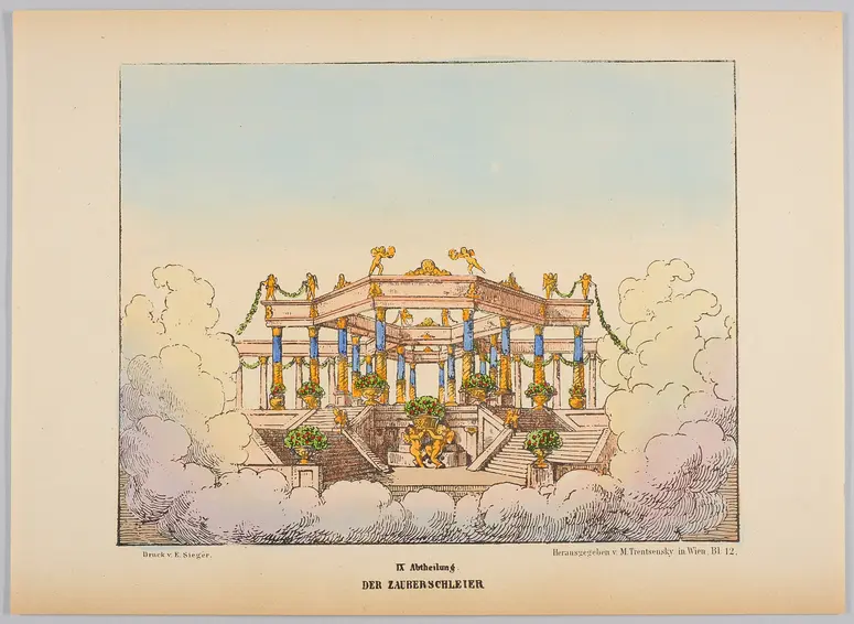 Der Zauberschleier, Titel der Serie: Trentsensky-Bogen, Titel der Serie: Mignon-Theater
