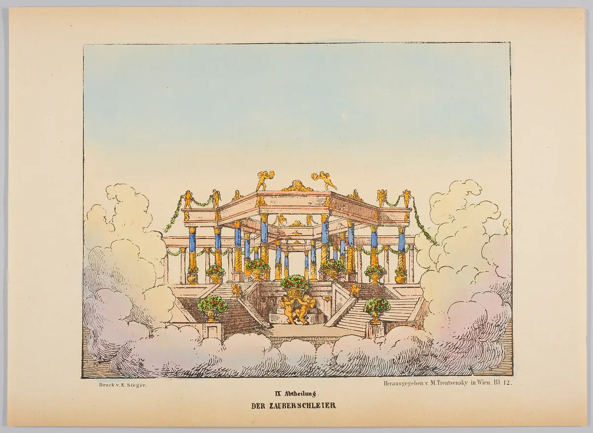 Der Zauberschleier, Titel der Serie: Trentsensky-Bogen, Titel der Serie: Mignon-Theater