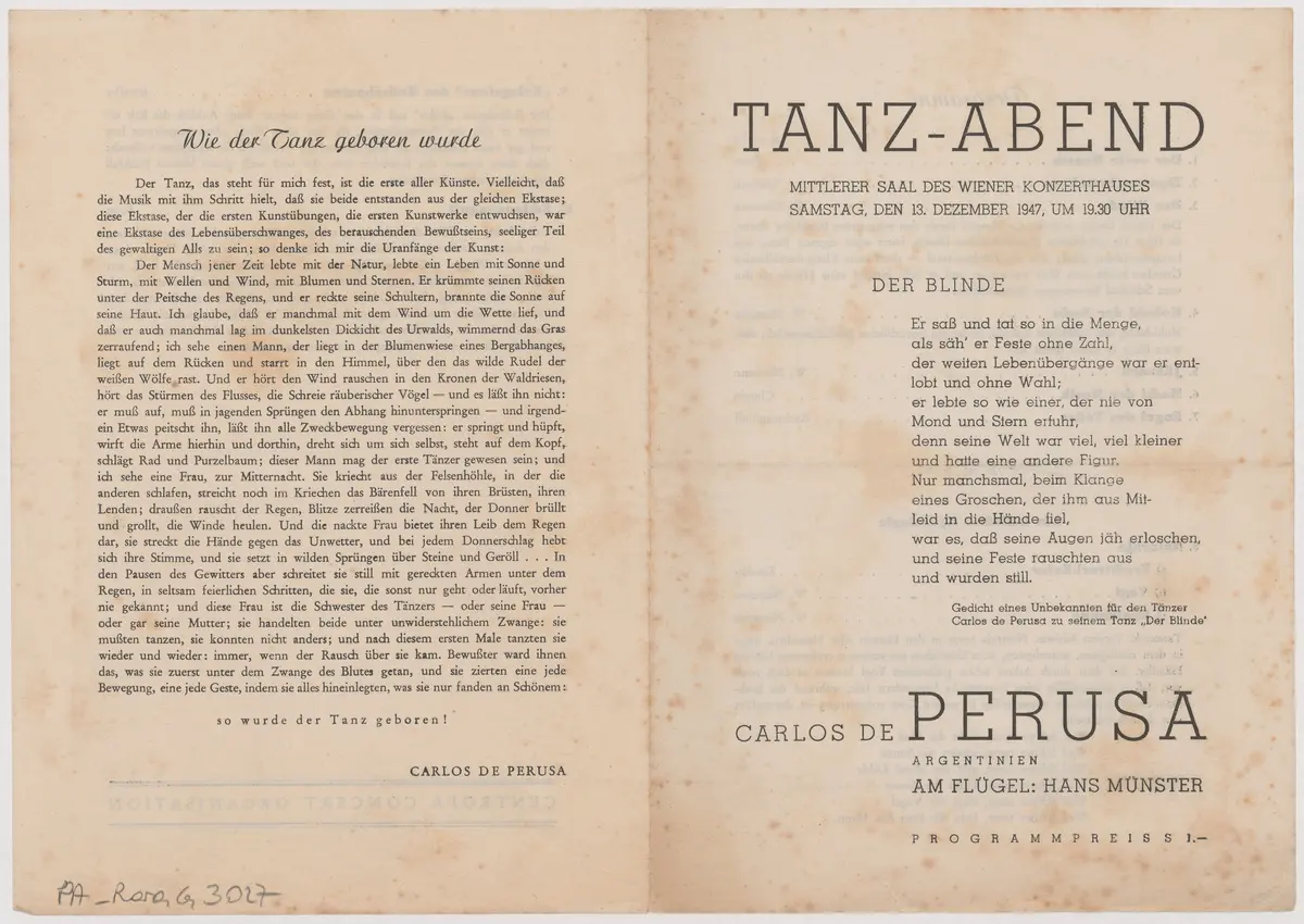 Tanzabend Carlos de Perusa