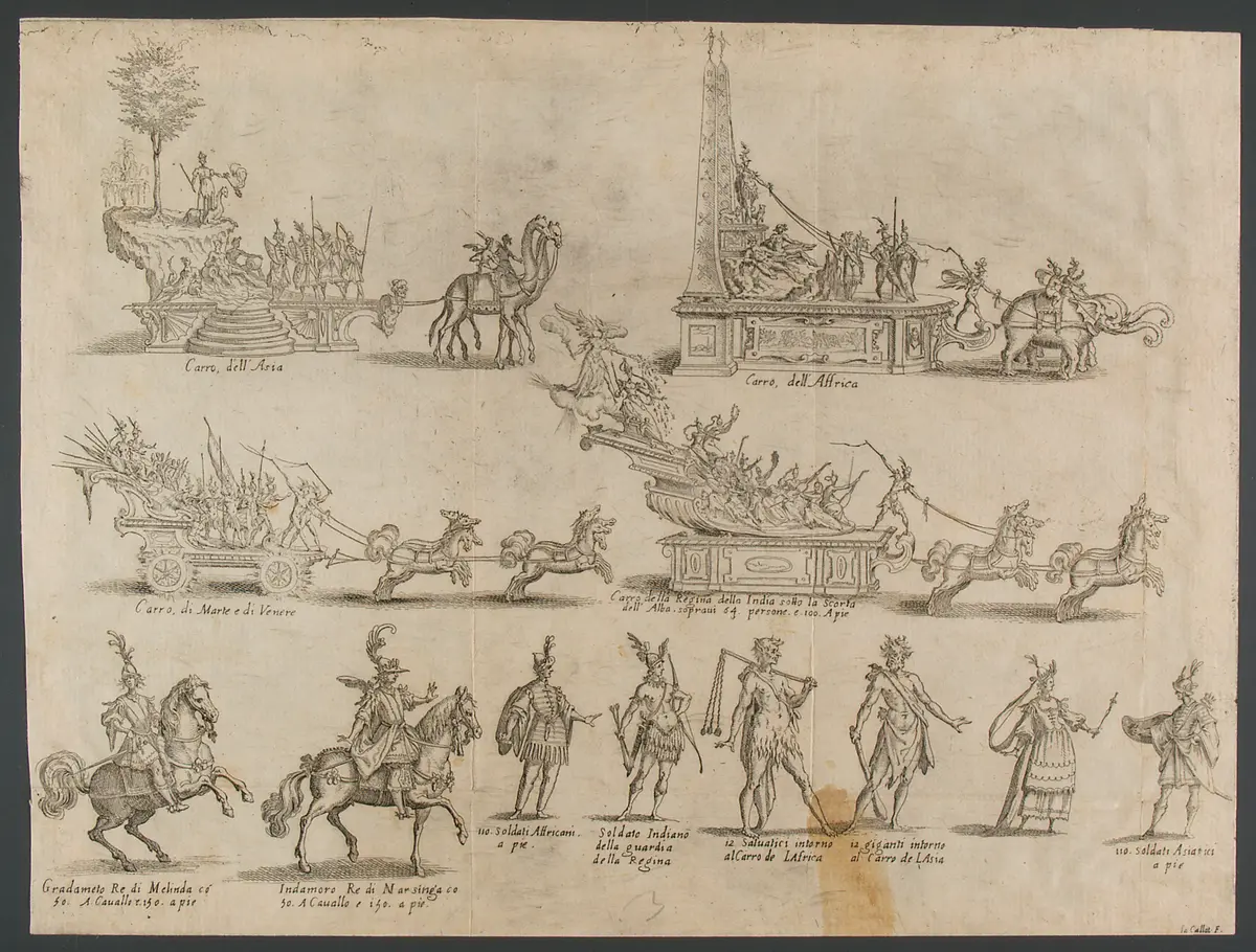Guerra d'Amore, Titel in Vorlageform: Guerra d'Amore. Festa del Serenissimo Gran Duca di Toscana Cosimo Secondo, Fatta in Firenze in Carnevale del 1615