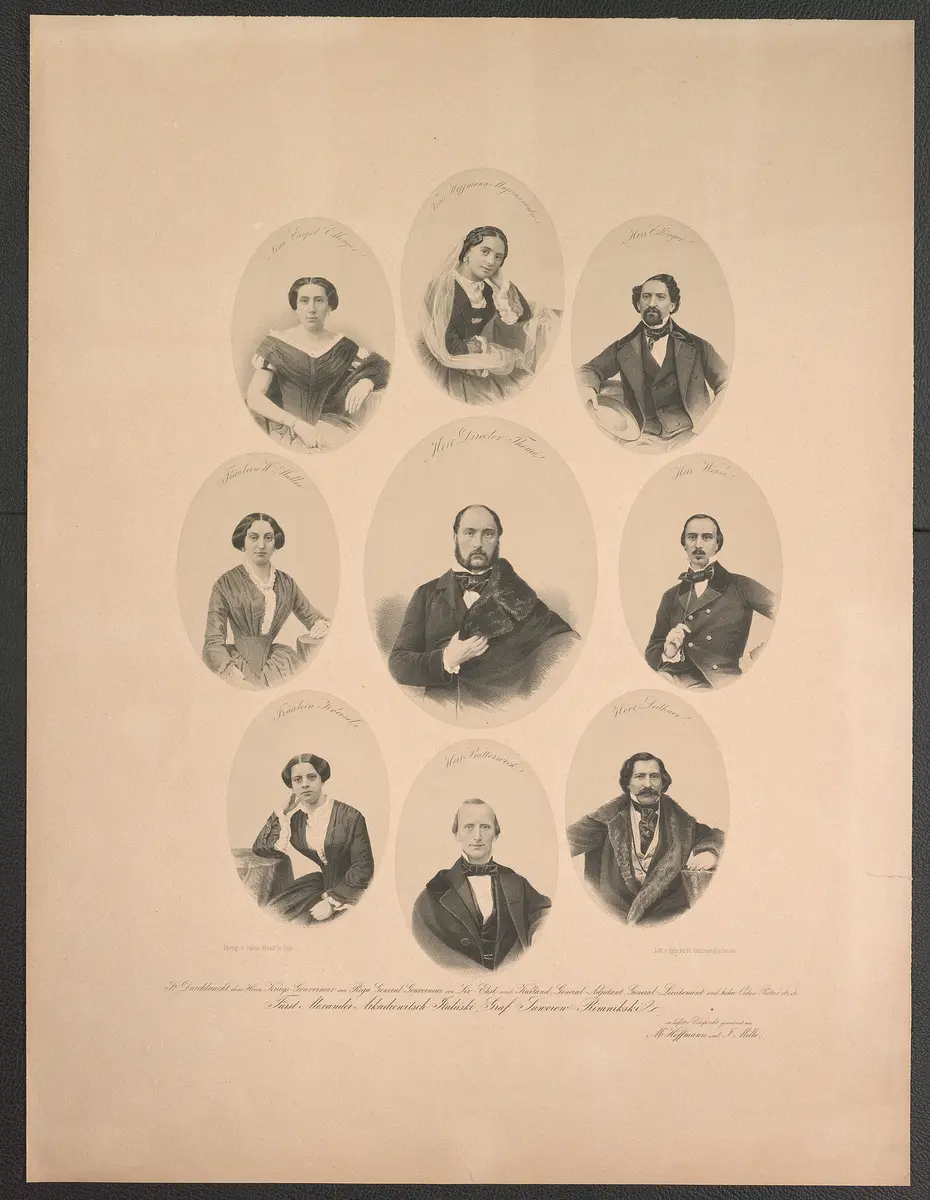 Ensemblemitglieder des Ständischen Theaters in Riga, Weiterer Titel: Riga, Ständisches Theater