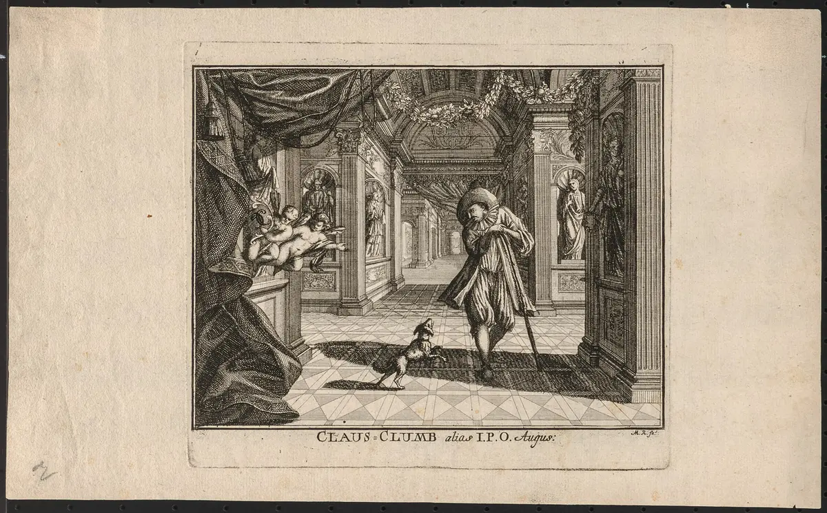 Claus Clumb, Titel in Vorlageform: Claus = Clumb alias I. P. O. Augus: