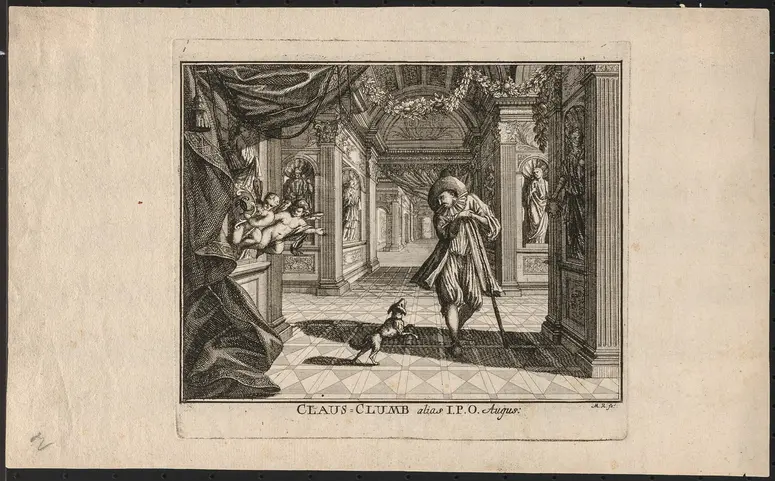 Claus Clumb, Titel in Vorlageform: Claus = Clumb alias I. P. O. Augus: