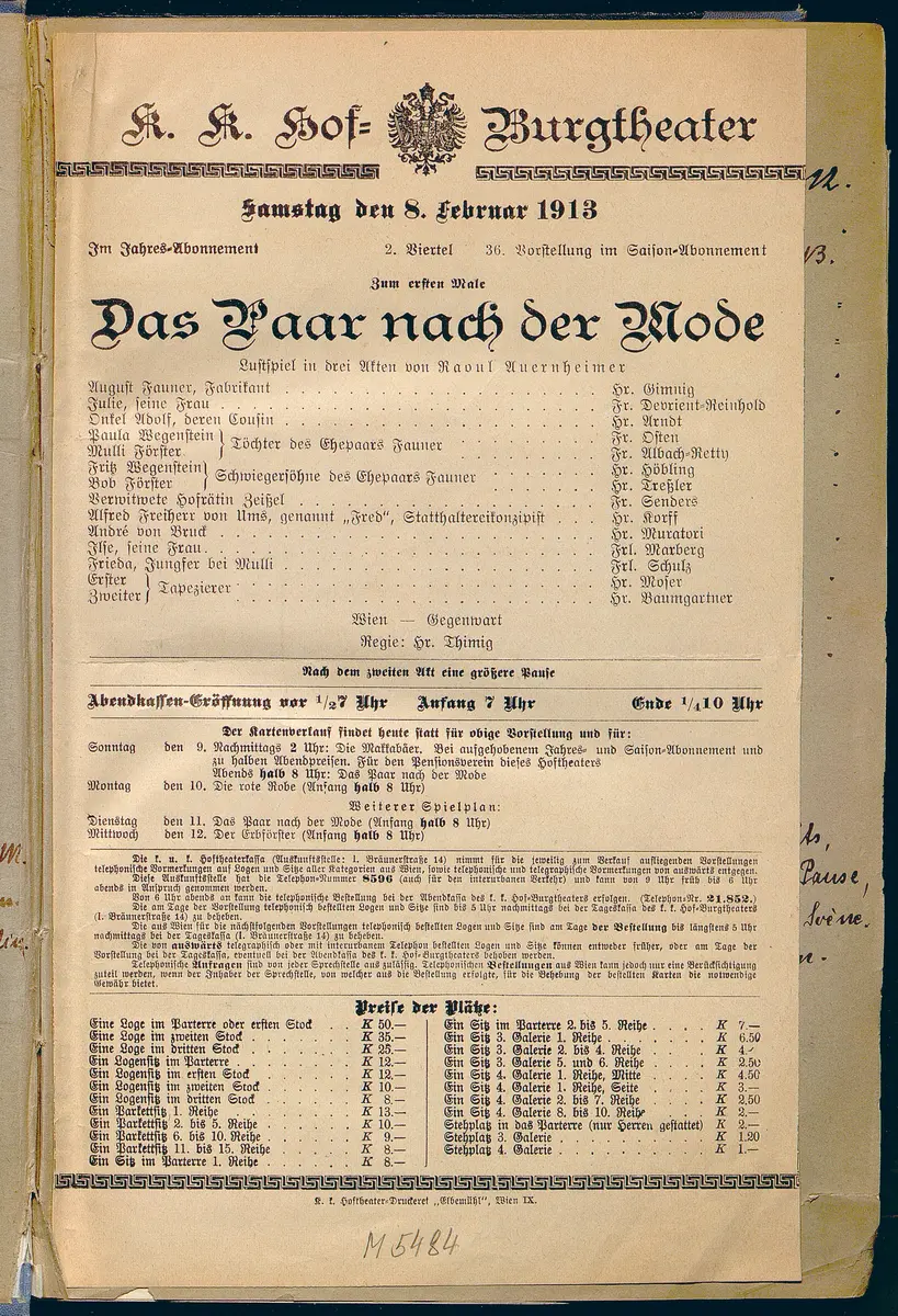 Das Paar nach der Mode