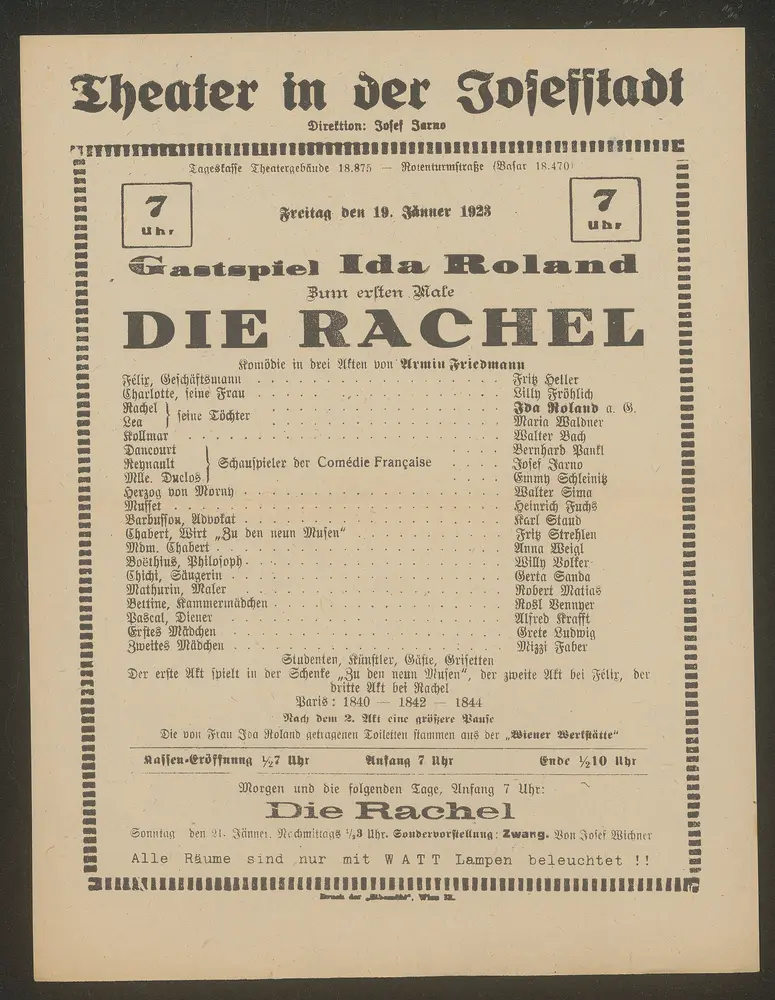 Die Rachel