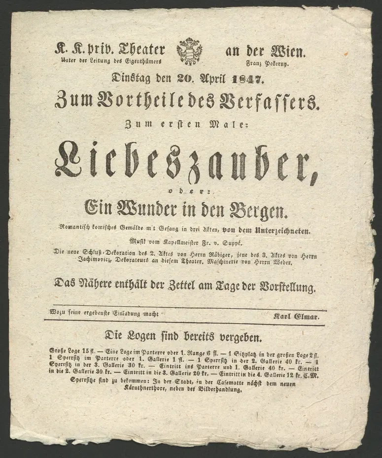 Liebeszauber, oder Ein Wunder in den Bergen