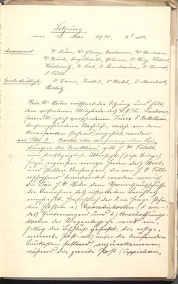 Protokolle der Ausschusssitzungen des Vereines des Deutschen Volkstheaters in Wien