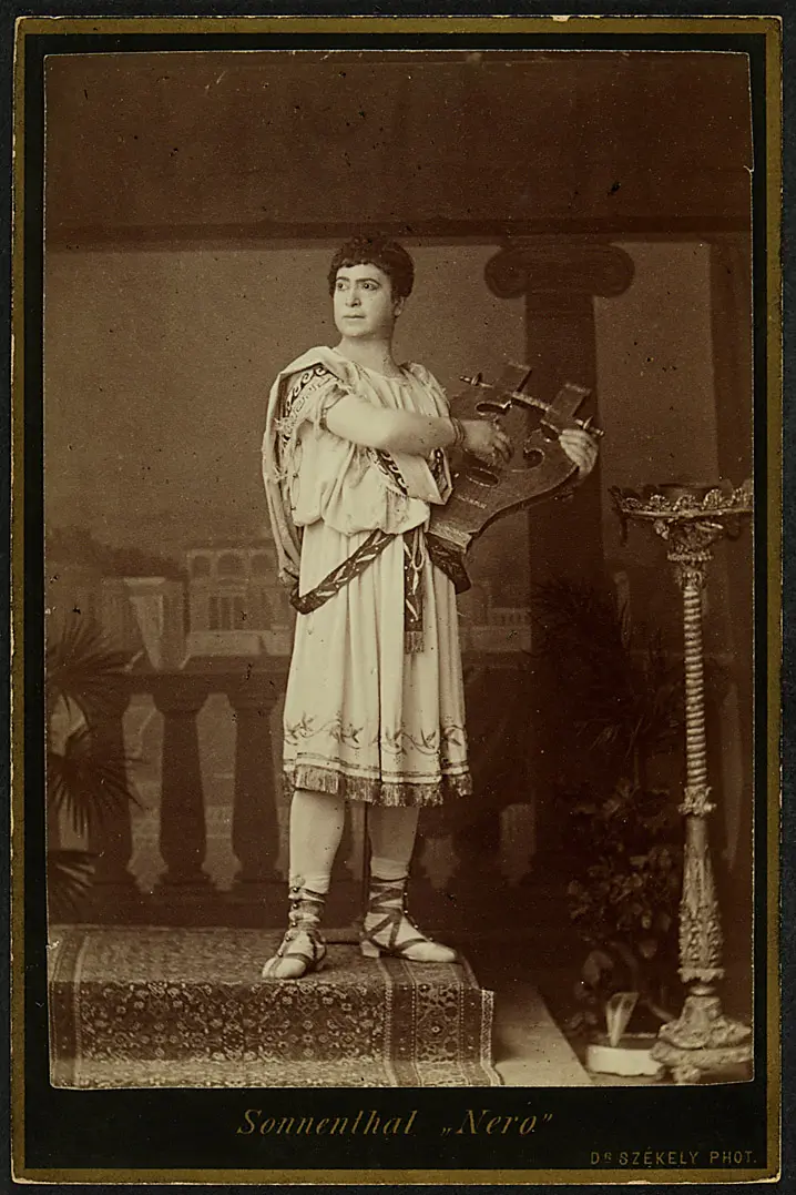 Adolf von Sonnenthal, Verweis auf Stücktitel: Nero