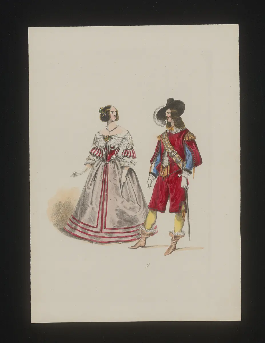 Monaldeschi, Titel der Serie: Neue Costume-Sammlung verschiedener Zeiten und Nationen