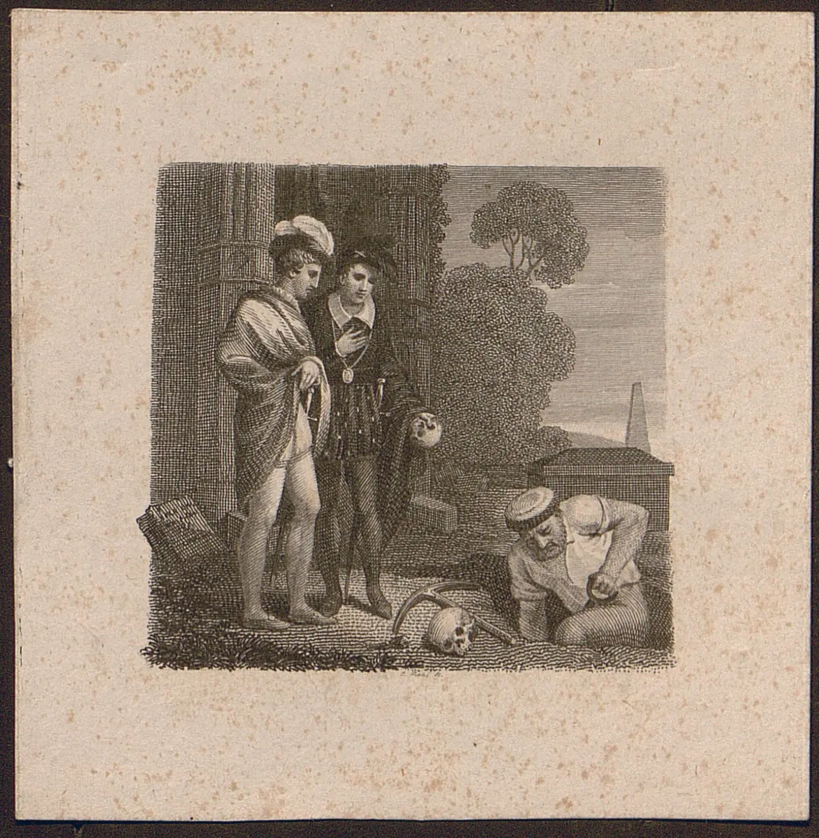 Shakespeare's Genius, Verweis auf Stücktitel: Hamlet