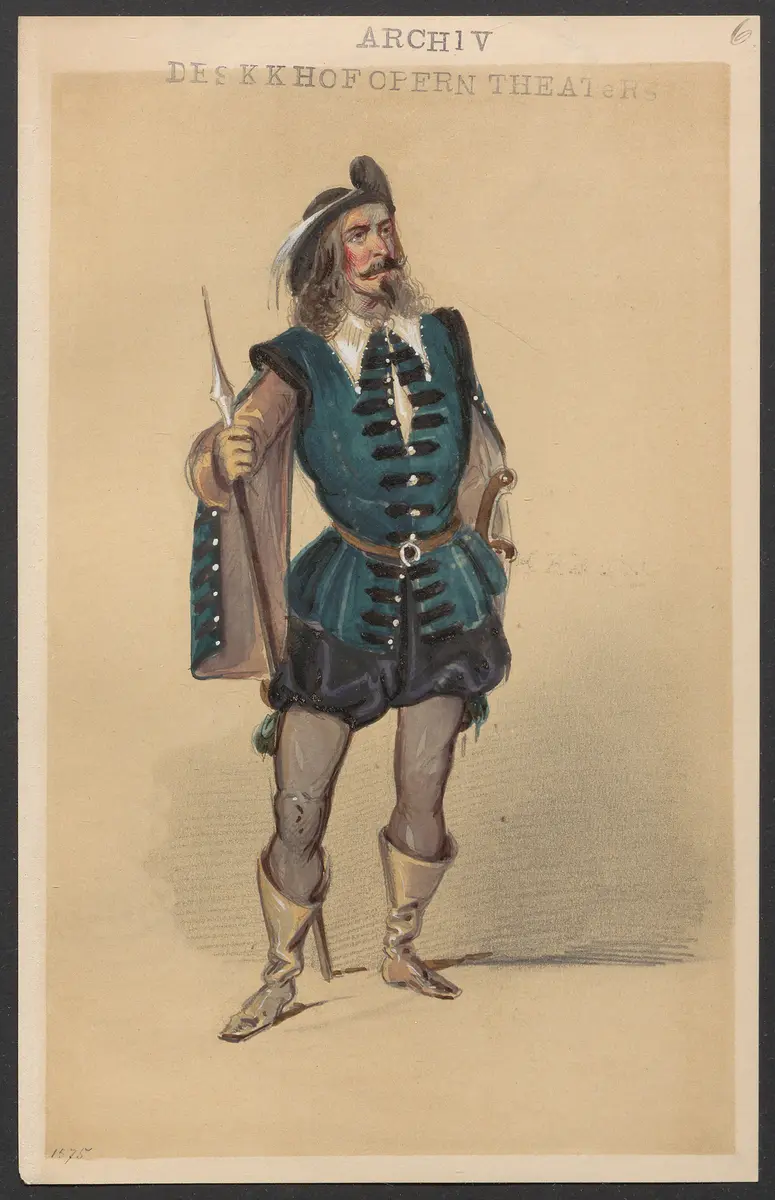 Méline, oder Die Nymphe des Tales, Suchtitel: Meline, oder Die Nymphe des Tales, Titel der Serie: Figurinen des k.k. Hofoperntheaters