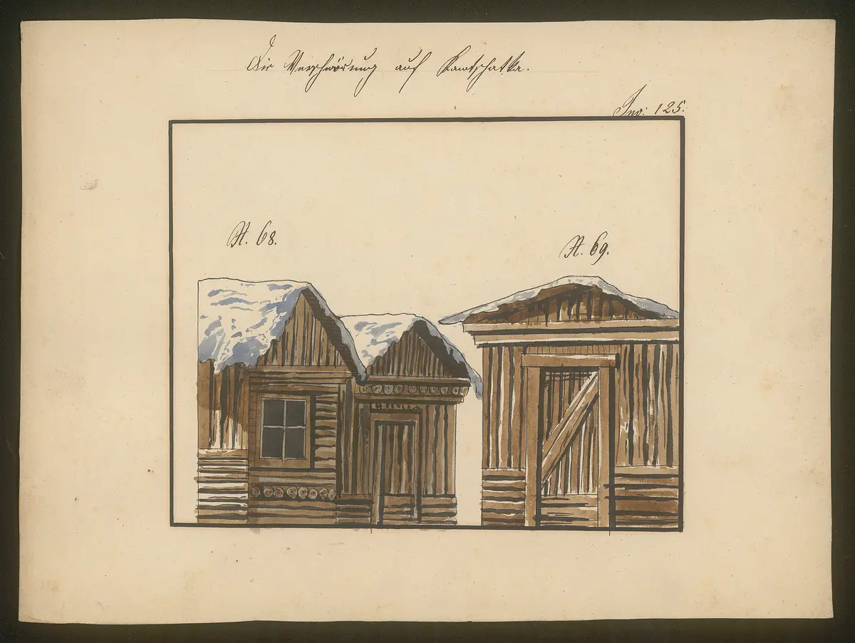 Die Verschwörung auf Kamtschatka, Titel der Serie: Dekorationsfundus der Hoftheater (Altbestand aus der ersten Hälfte des 19. Jh.)