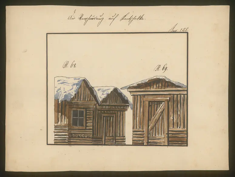 Die Verschwörung auf Kamtschatka, Titel der Serie: Dekorationsfundus der Hoftheater (Altbestand aus der ersten Hälfte des 19. Jh.)