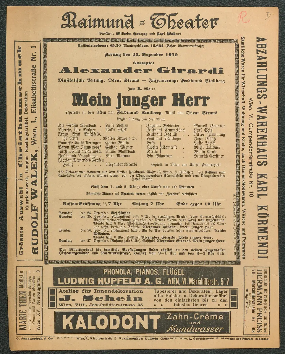 Mein junger Herr