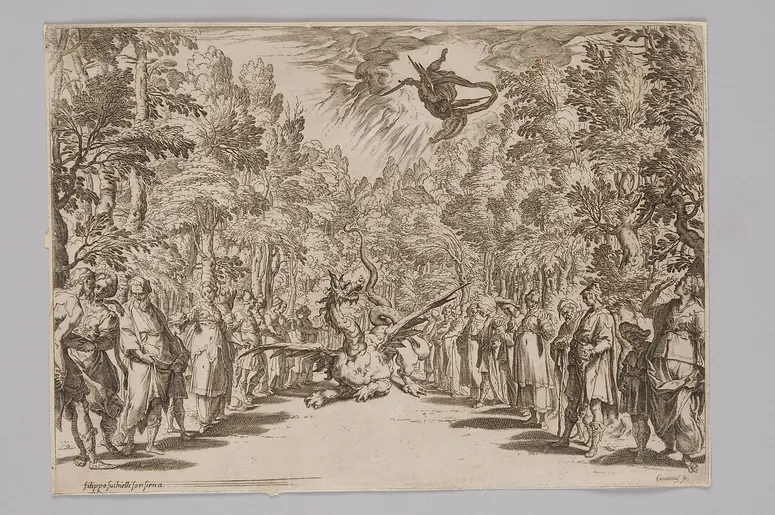 La Pellegrina, Alternativtitel: Il combattimento pitico d'Apollo