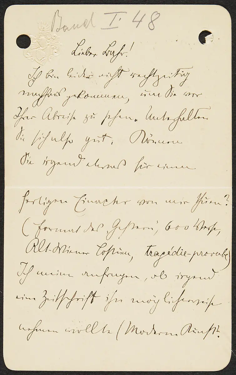 Kartenbrief