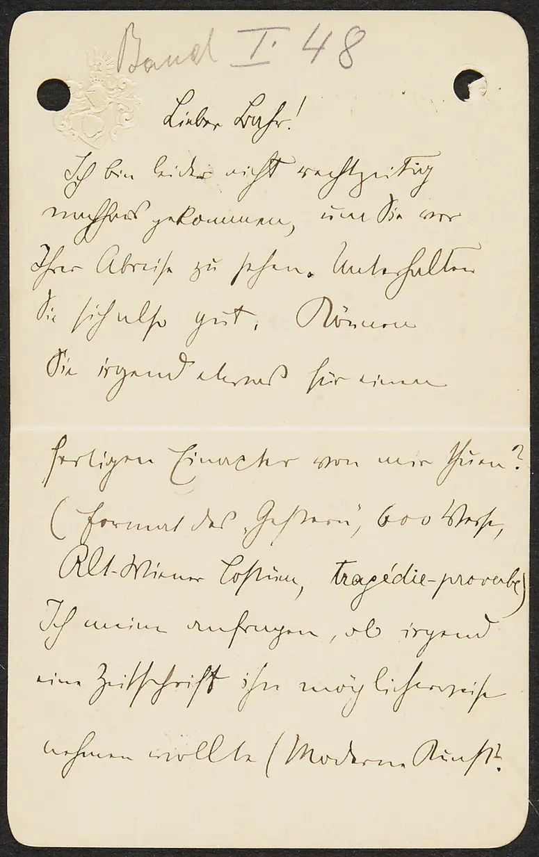Kartenbrief
