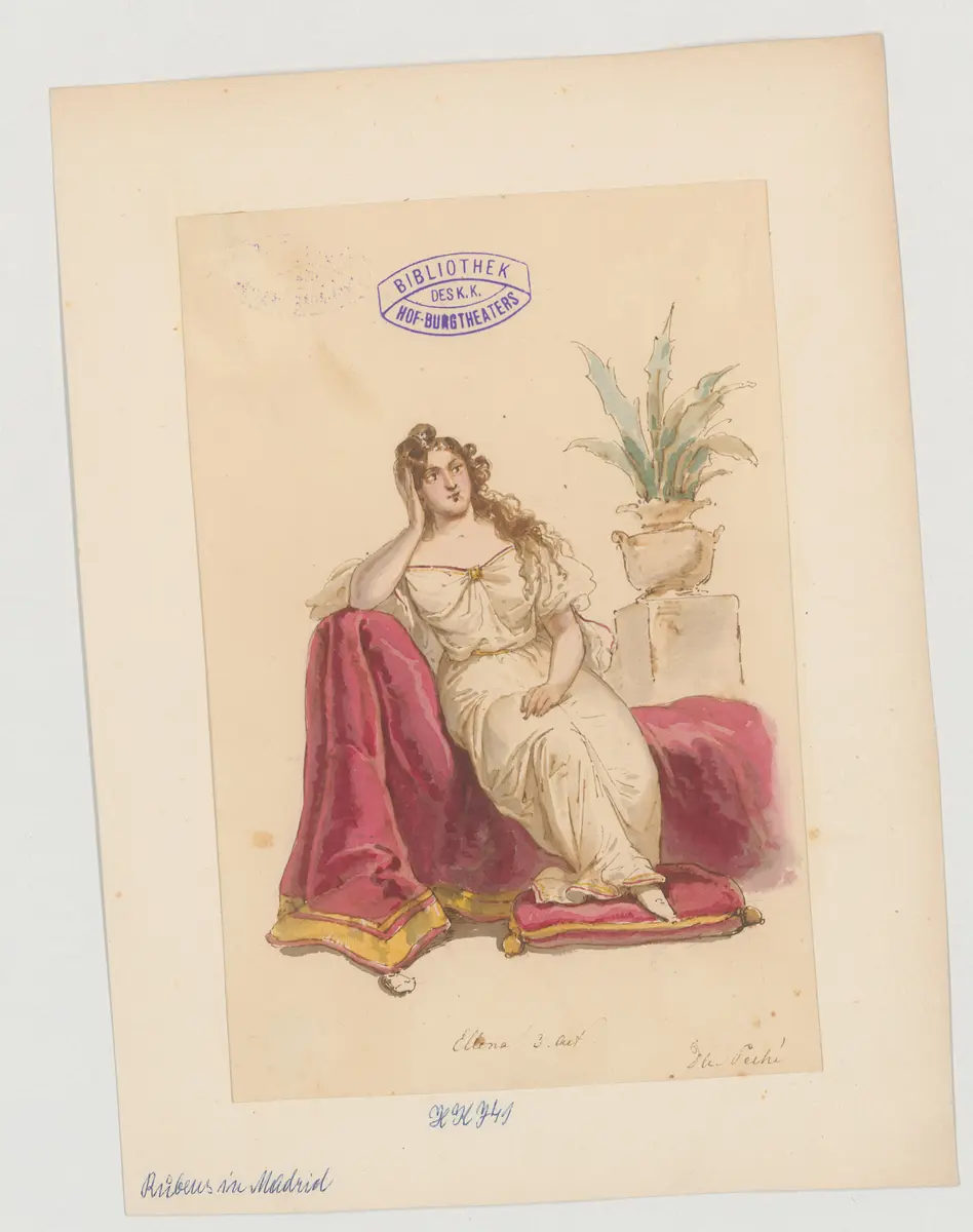 Rubens in Madrid, Titel der Serie: Figurinen des k.k. Hof-Burgtheaters