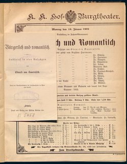 Bürgerlich und romantisch.